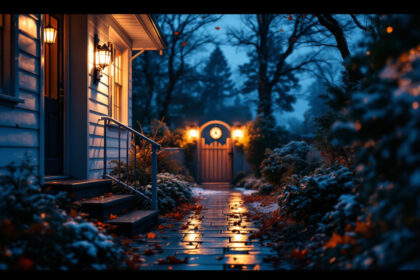 avec le passage à l’heure d’hiver, la nuit tombe plus tôt. vérifiez l’éclairage et les accès extérieurs pour sécuriser votre habitation.