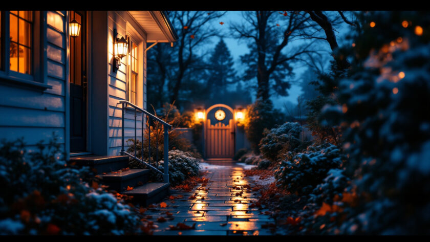 avec le passage à l’heure d’hiver, la nuit tombe plus tôt. vérifiez l’éclairage et les accès extérieurs pour sécuriser votre habitation.